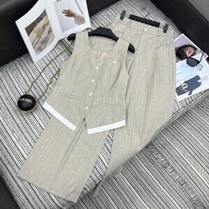 Alexander Wang new striped irregular suit